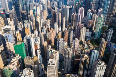 Sheung Wan, Hong Kong 02 Ekim 2018 - Hong Kong Şehri