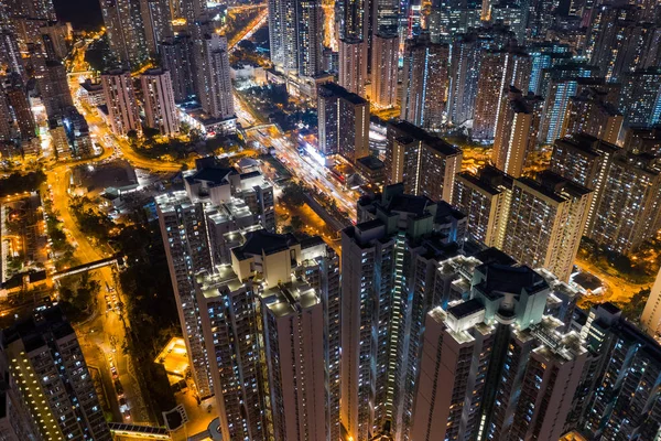 Wong Tai Sin Hong Kong Ekim 2018 Gece Hong Kong — Stok fotoğraf