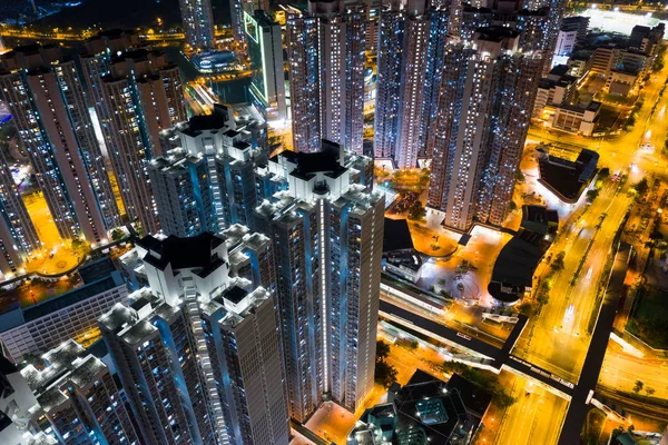 Tin Shui Wai Hong Kong Ekim 2018 Gece Hong Kong — Stok fotoğraf