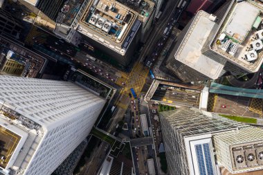 Merkez, Hong Kong 01 Kasım 2018:-Ana sayfa görünümü Hong Kong trafik