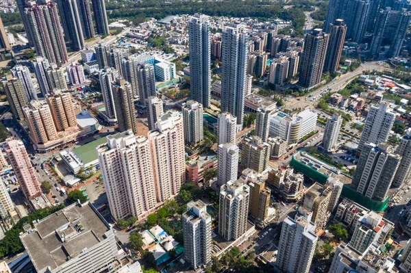 Yuen Long Hong Kong Oktober 2018 Hong Kong Bostadsområde — Stockfoto
