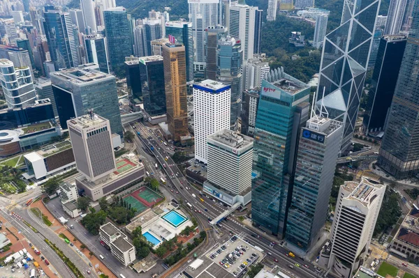 2017 Central Hong Kong November 2018 Hong Kong Business Building — 스톡 사진