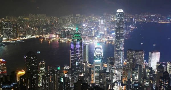 Victoria Peak Hong Kong November 2018 Hong Kong Skyline Bei — Stockfoto