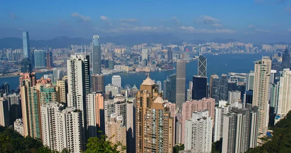 Victoria Peak Hong Kong Novembro 2018 Cidade Hong Kong — Fotografia de Stock