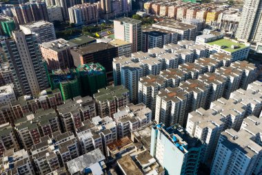 Whampoa, Hong Kong 07 Kasım 2018:-Hong Kong şehir