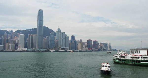 Victoria Harbor, Hong Kong, 04 November 2018:- Hong Kong city skyline