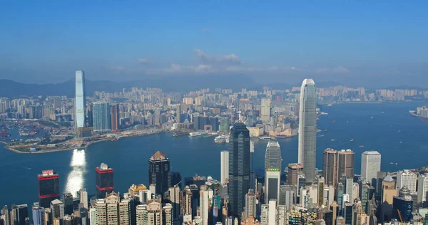 Вікторія Гонконг Листопада 2018 Hong Kong Skyline — стокове фото