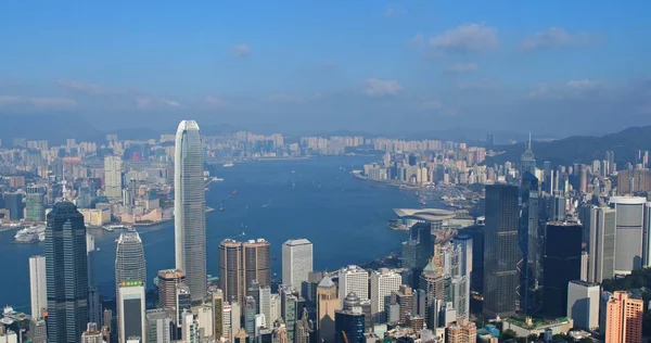 香港维多利亚峰 2018年11月8日 香港地标 — 图库照片