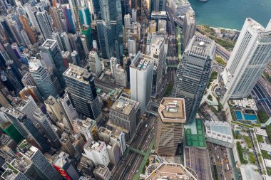 Merkez, Hong Kong 01 Kasım 2018: - Hong Kong iş gökdeleni