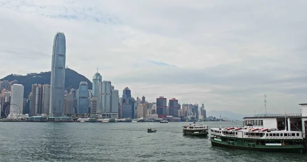 Victoria Harbor Hong Kong Listopada 2018 Miasto Hongkong — Zdjęcie stockowe