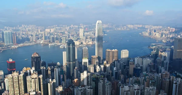 2018年11月9日 香港维多利亚高峰 香港城市 — 图库照片