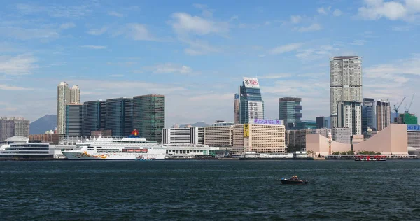 Victoria Harbor Hongkong Hongkong Listopada 2018 Centrum Hongkongu — Zdjęcie stockowe