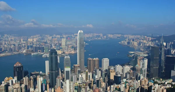 Victoria Peak Hong Kong Novembro 2018 Cidade Hong Kong — Fotografia de Stock