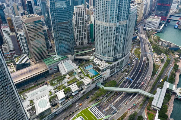 Central Hong Kong November 2018 Hong Kong Business District — Stockfoto