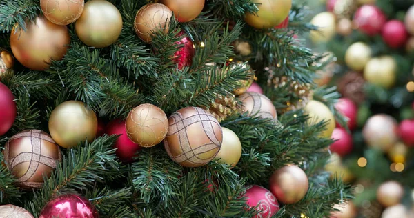 Bella Decorazione Albero Natale — Foto Stock