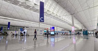 Chek lap kok, Hong Kong- 24 Kasım 2018: Hong Kong uluslararası havaalanı 