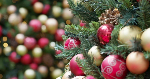 Vacker Jul Träd Dekoration — Stockfoto