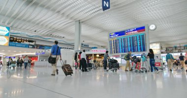 Chek lap kok, Hong Kong - 24 Kasım 2018: Hong Kong uluslararası havaalanı 
