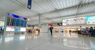 Chek lap kok, Hong Kong - 24 Kasım 2018: Hong Kong uluslararası havaalanı 