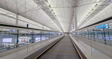 Chek lap kok, Hong Kong - 24 Kasım 2018: Hong Kong uluslararası havaalanı 