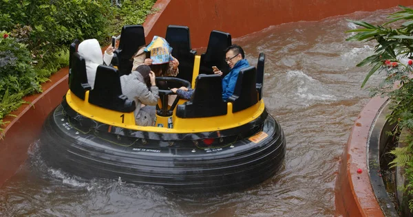 Lei Chau Hong Kong 2018 December Víz Rafting Vidámparkban — Stock Fotó