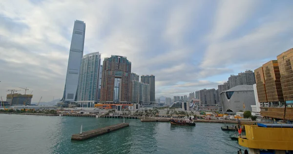 Tsim Sha Tsui Hong Kong December 2018 Hong Kong Skyline — Stock Photo, Image