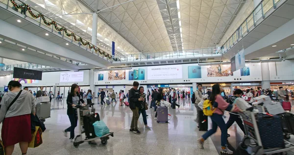 Chek Lap Jalá Hong Kong Noviembre 2018 Aeropuerto Internacional Hong —  Fotos de Stock