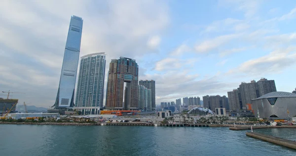 Tsim Sha Tsui Hong Kong December 2018 Hong Kong Skyline — Stock Photo, Image