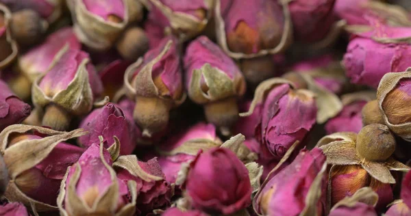 Chá Ervas Rosa Perto — Fotografia de Stock