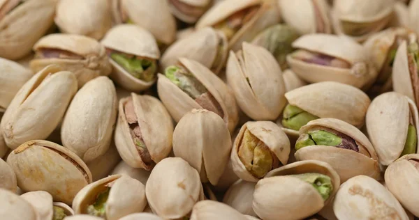Stack Baked Pistachios Close — Stock Photo, Image