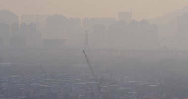 Hong Kong 'da ciddi hava kirliliği var.