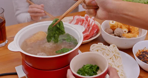 Chinesisches Hot Pot Dinner — Stockfoto