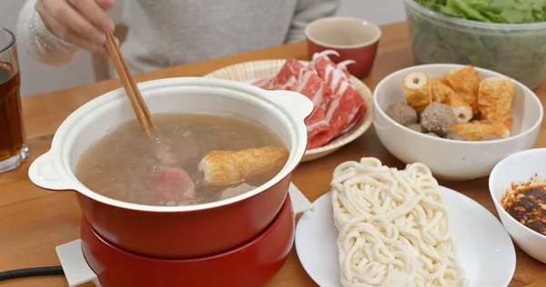 Chinese Style Hot Pot Home — Stock Photo, Image