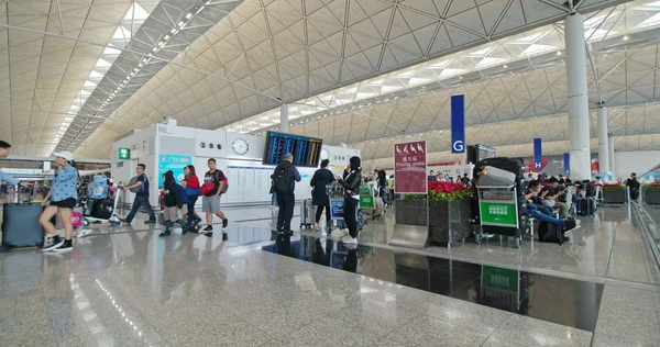 Chek Lap Jalá Hong Kong Noviembre 2018 Aeropuerto Internacional Hong —  Fotos de Stock