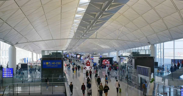 Chek Lap Kok Hongkong December 2018 Hong Kongs Internationella Flygplats — Stockfoto