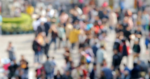 Blur People Walk Street — Stock Photo, Image