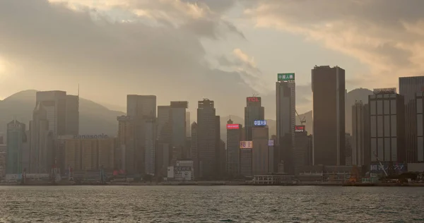 Victoria Harbor Hongkong Januar 2019 Hongkong Skyline — Stockfoto