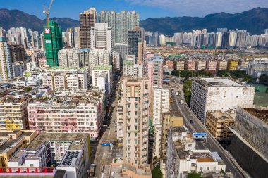 İçin Wan Kwa, Hong Kong - 29 Kasım, 2018: Hong Kong şehir