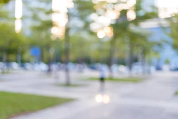 Bokeh Parque Cidade — Fotografia de Stock