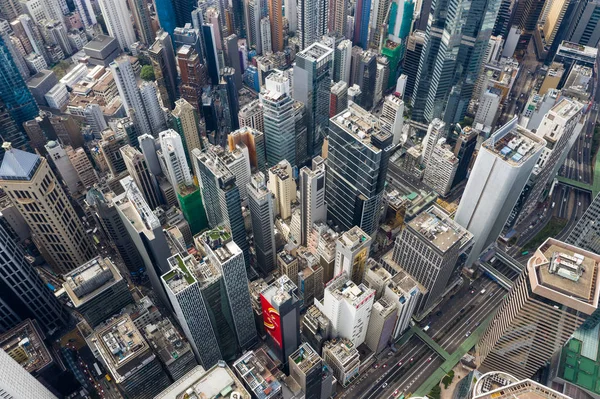 Central Hong Kong November 2018 Aerial Hong Kong City — Stock Photo, Image