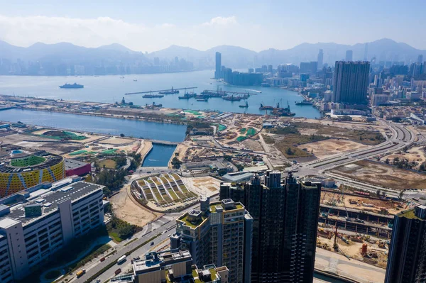 Kai Tak Hong Kong Ocak 2019 Hong Kong Şehir Yerleşim — Stok fotoğraf