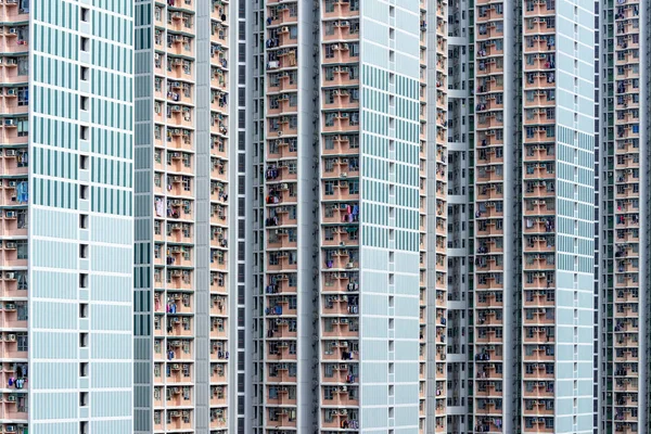 Exterior Apartment Building Hong Kong — Stock Photo, Image