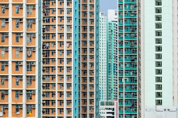 Exteriér Nemovitostí Hong Kongu — Stock fotografie