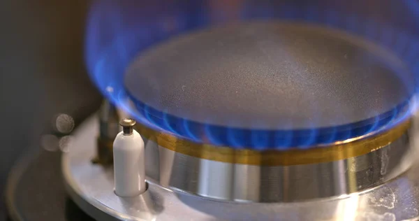 Gas Stove Burner Closeup — Stock Photo, Image
