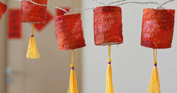 Czerwony Lampion Chiński Nowy Rok — Zdjęcie stockowe