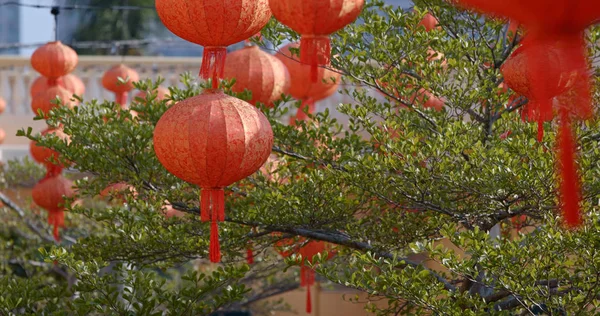 Red Lanterns Chinese New Year — Stock Photo, Image