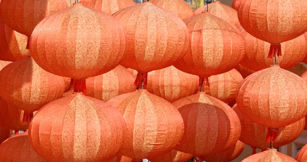 Decoración Linterna Roja Para Año Nuevo Chino —  Fotos de Stock