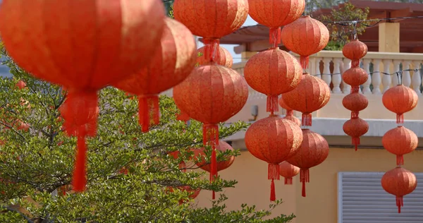 Red Lanterns Lunar New Year — Stock Photo, Image