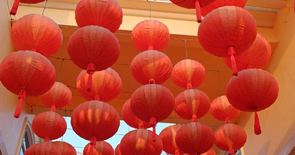 Red Lanterns Chinese New Year — Stock Photo, Image