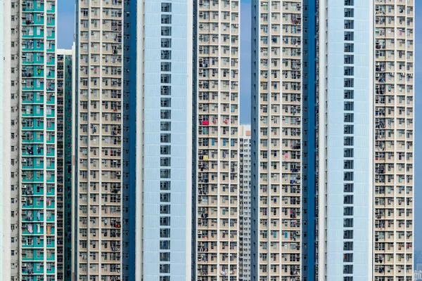 Exterior Prédio Apartamentos Hong Kong — Fotografia de Stock